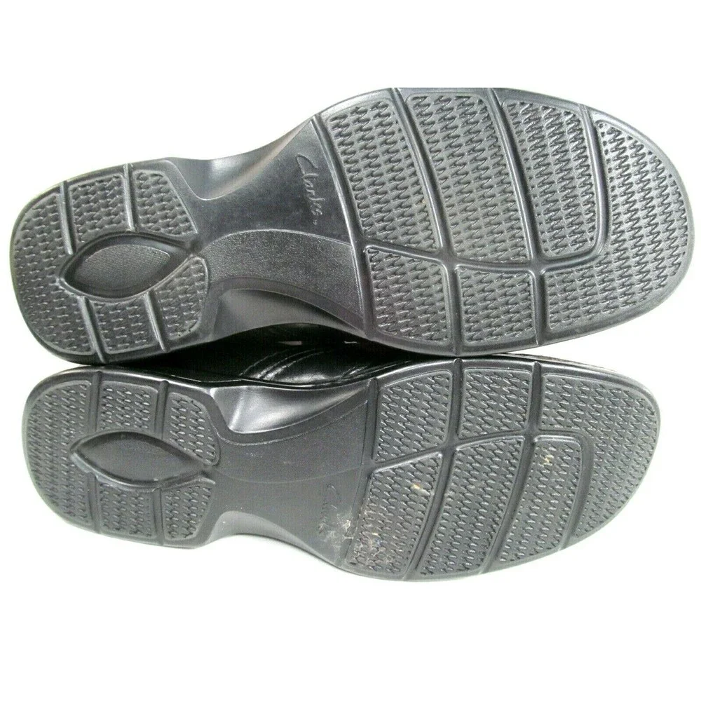 Clarks Bike Toe Leather Loafers Mens Size US 11.5 M